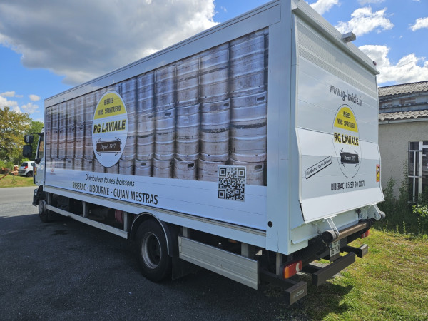 Flocage véhicule camion à Annesse-et-Beaulieu